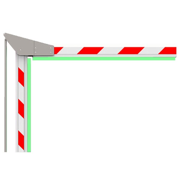 Ankuai Pb-boom707-dobrável-3M-LED Braço de barreira para estacionamento - Compatível com PB-Parkbarrier-Ultra707 - braço acoded 