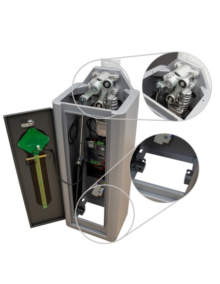 Comprar ANKUAI PB-PARKBARRIER-PRO303-TL6-R Barrera de parking - Brazo recto telescópico (hasta 6 m) - Apertura a derechas | 5.00