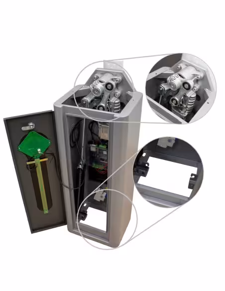 Acheter ANKUAI PB-PARKBARRIER-PRO303-TL6-R Barrière de parking - Bras droit télescopique (jusqu’à 6 m) - Ouverture à droite | 5.