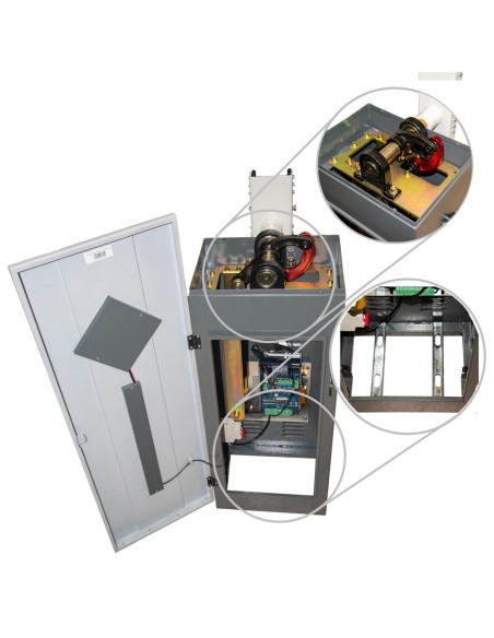 Comprar ANKUAI PB-PARKBARRIER-ULTRA707-FD3-L Barrera de parking de alto rendimiento - Brazo acodado en 90º (3 m) - Apertura a iz