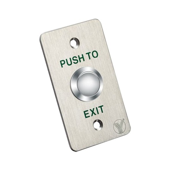 Comprar YLI PBK-810B Pulsador de liberación de puerta - Uso profesional - Testado 500.000 usos - NO/NC/COM | Empotrado o superfi