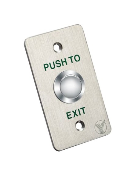 Comprar YLI PBK-810B Pulsador de liberación de puerta - Uso profesional - Testado 500.000 usos - NO/NC/COM | Empotrado o superfi