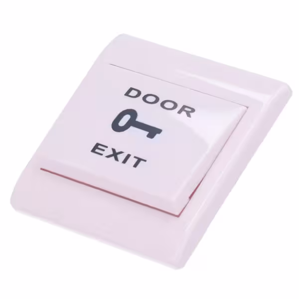 Comprar OEM PBK-812D Pulsador de liberación de puerta - Uso profesional - Testado 500.000 usos - NO/NC/COM | Empotrado - Medidas