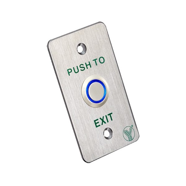 Comprar YLI PBK-814B-LED Pulsador de liberación de puerta con LED - Uso profesional - Testado 100.000 usos - NO/NC/COM | Empotra