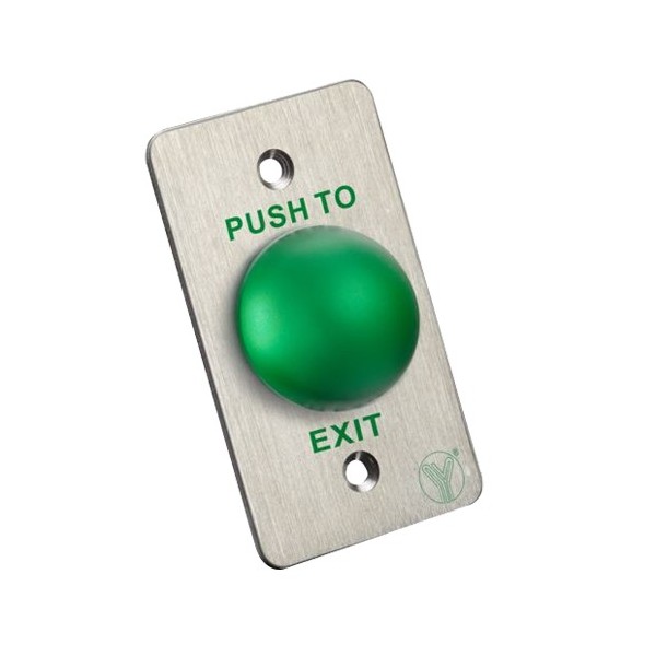 Comprar OEM PBK-818A Pulsador de liberación de puerta - Tipo semiesfera - Testado 500.000 usos - NO/NC/COM | Empotrado o superfi