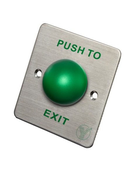 Botão de liberação da porta YLI PBK-818B - Tipo de Semief - testado 500.000 usos - NO / NC / COM | Embutido ou superfície - eu