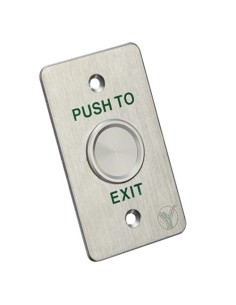 Botão de saída YLI PBS-820B - Tipo piezoelétrico - ip68 adequado ao ar livre - Não / Com | Incorporado ou superficie - medidas 8