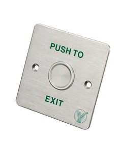 YLI PBS-820C Botão de saída - tipo piezoelétrico - ip68 adequado ao ar livre - Não / Com | Incorporado ou superficie - medidas 8