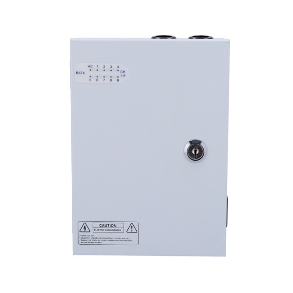Kaufen OEM PD-120-9-FUSE Stromverteilungsbox – 1 AC-Eingang 180–246 V 50–60 Hz – 9 Ausgänge über Kupferpaar –