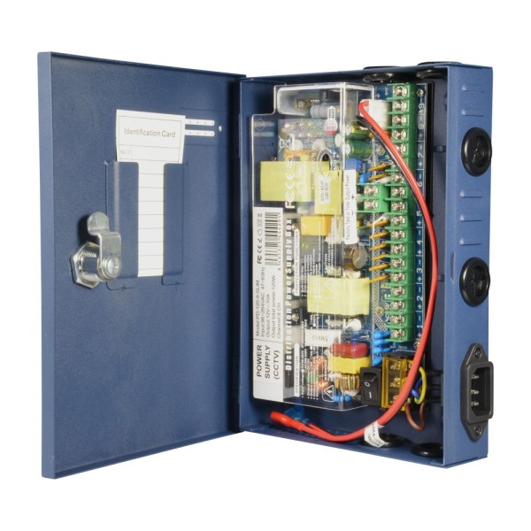 OEM PD-120-9-Slim Slim Power Distribution Box - 1 AC 220 V 5OHZ Entrada - 9 Saídas de Torque de Cobre - Proteção 