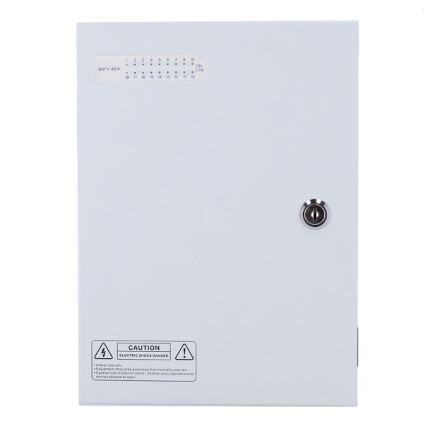 Caixa de distribuição de energia OEM PD-250-18-Fusível - AC 180 v ~ 246 V - 18 Saídas Fusíveis - Fusível Proteção traseira