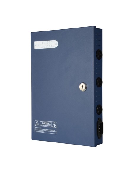 Kaufen OEM PD-250-18-SLIM Slim-Stromverteilungsbox – 1 AC-Eingang 220 V 50 Hz – 18 Ausgänge über Kupferpaar – P