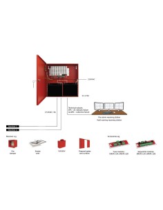 Acheter OEM PD-5A17-FIRE Alimentation - Certifiée EN54-4 - Courant de sortie 4,2 A - Maximum jusqu’à 5 A pendant 5 minu 2