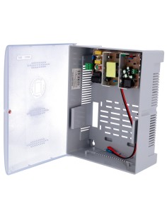 Caixa de distribuição de energia OEM PD-60-UPS-P - entrada CA 100-240 V 50/60 Hz - Saída DC 12V / 5A - Caixa de Plástico - A