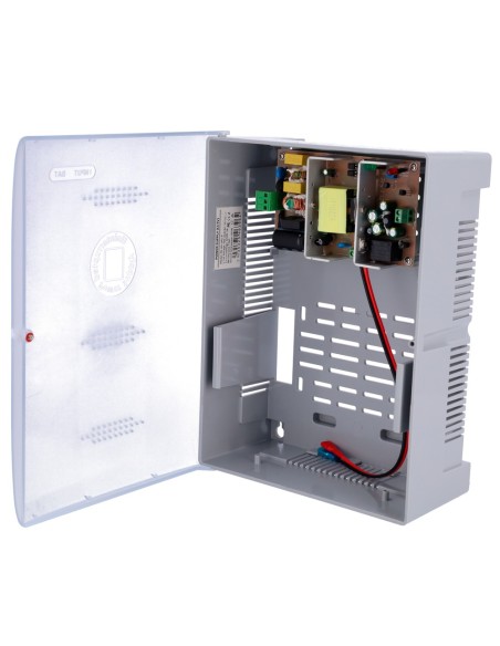 Caixa de distribuição de energia OEM PD-60-UPS-P - entrada CA 100-240 V 50/60 Hz - Saída DC 12V / 5A - Caixa de Plástico - A