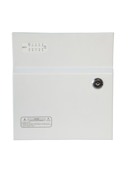 OEM PD120W-9-12V-UPS Caixa de distribuição de energia - 1 AC 110 V ~ 220 V Entrada - 9 Saídas de par de cobre - Proteção