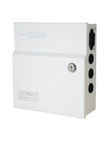 Kaufen OEM PD250W-18-12V-UPS Stromversorgungs-Verteilerbox – 1 AC-Eingang 110 V ~ 220 V – 18 Ausgänge über Kupferpaar –