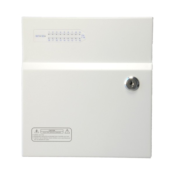 Acquista OEM PD250W-18-12V-UPS scatola di distribuzione dell’alimentazione - 1 ingresso AC 110 V ~ 220 V - 18 uscite per coppia 