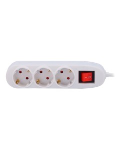 Comprar OEM PDU-3P-SWITCH Regleta - 3 salidas hasta 250VAC / 16 A max. - Interruptor de encendido/apagado - Longitud del cable 1 2