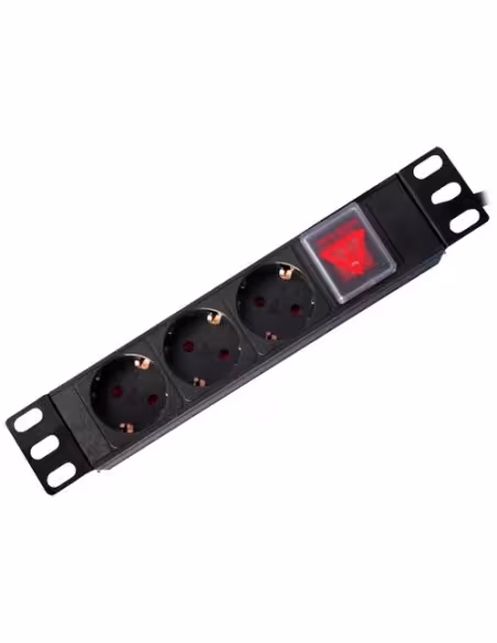 Kaufen OEM PDU-3P1U-SW-10INCH Steckdosenleiste – Entwickelt für standardisierte 10"-Racks – 1U-Rackformat – 3 Ausgänge bis﻿…