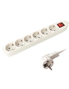 Acheter OEM PDU-6P-SWITCH Multiprise - 6 sorties jusqu’à 250 VAC / 16 A max. - Interrupteur marche/arrêt - Longueur du câble 1