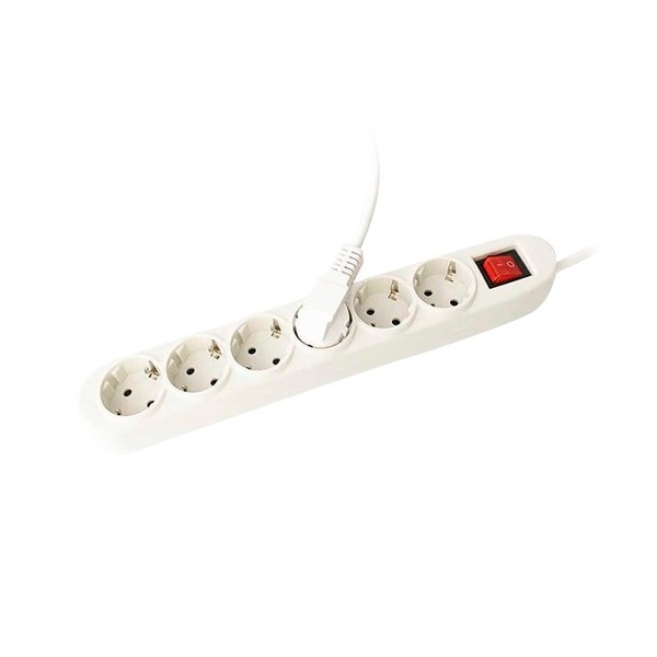 Acheter OEM PDU-6P-SWITCH Multiprise - 6 sorties jusqu’à 250 VAC / 16 A max. - Interrupteur marche/arrêt - Longueur du câble 1
