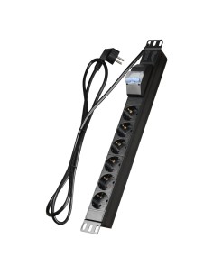 Acquistare OEM PDU-6PN multipresa - Progettata per rack standardizzati da 19" - 6 prese fino a 250VAC / 16 A max. - Formato 1U p