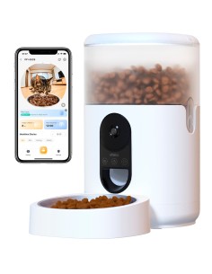 Imou pet-pf1-4lsp-imou imou - Smart Pet Alimentador - vista panorâmica 360º / 4MP 2.5K - Capacidade 4L - Detecio