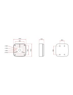 Acheter DAHUA PFA122 Boîte de jonction - Pour caméras bullet ou dômes - Adaptée à une utilisation en extérieur - Installation au 2