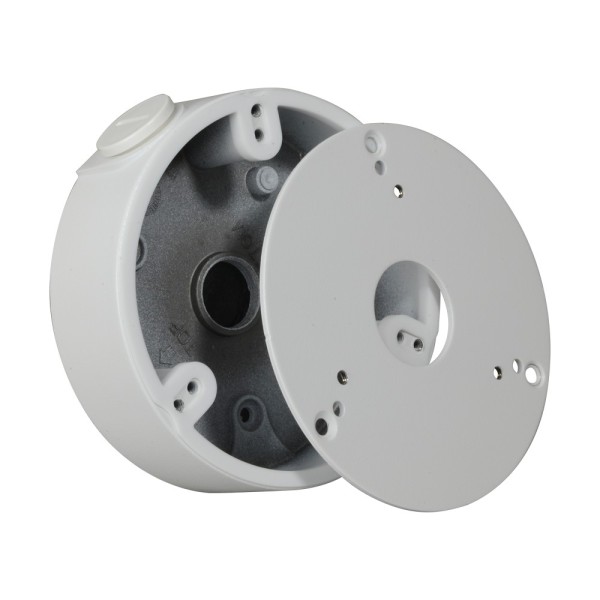 Comprar DAHUA PFA13G Caja de conexiones - Para cámaras domos - Instalación en techo o pared - Pasador de cables - Color blanco -