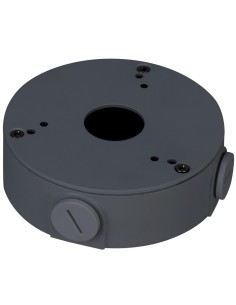 Comprar OEM PFA13G-B Caja de conexiones - Para cámaras domos - Instalación en techo o pared - Pasador de cables - Color negro - 