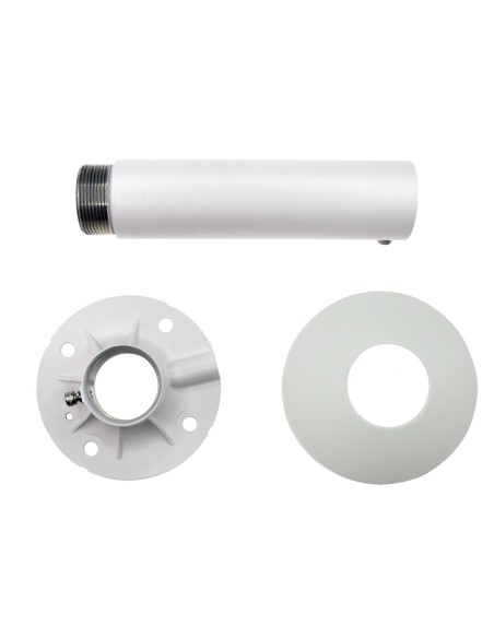 Dahua PFB300C Suporte de teto - Altura 240 mm x 120 (Ø) mm - Adequado para uso externo - cor branca - compatível com xsecurity -