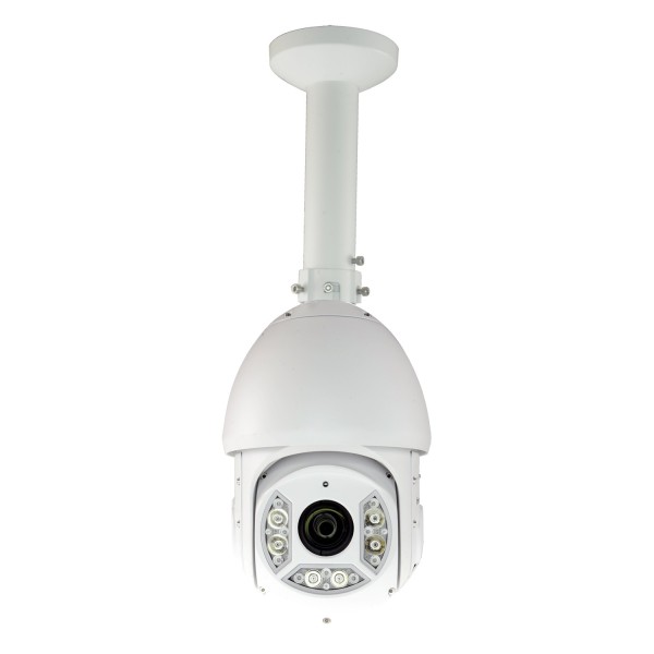 Acheter DAHUA PFB300C Support de plafond - Hauteur 240 mm x 120 (Ø) mm - Adapté à une utilisation en extérieur - Couleur blanche
