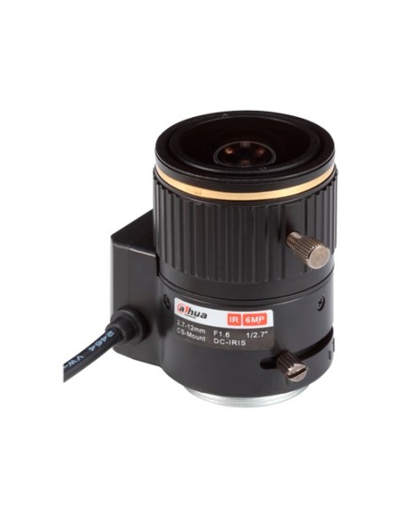 Comprar DAHUA PFL2712-E6D Lente con rosca CS - Calidad 6.0 Mpx - AutoIris Direct Drive (DC) - Varifocal: 2.7 a 12 mm - 1/2.7&quo