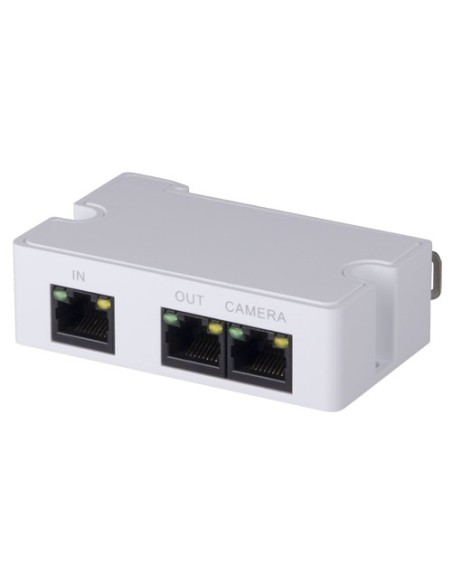 Acheter DAHUA PFT1300 Extenseur PoE OEM. - Prend en charge les normes IEEE 802.3af/at. - Dispose de 3 ports RJ45 (1 PoE IN / 2