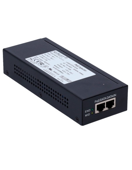 Hikvision PoE, LAS60-57CN-RJ45.60W Injector PoE - Entrada / saída RJ45 10/100/1000 Mbps - Potência 60 W - Distância máxima 100 m