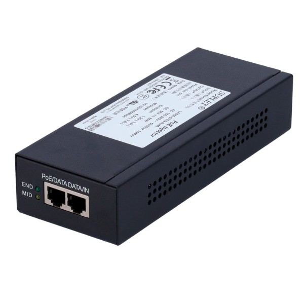 Comprar HIKVISION POE,LAS60-57CN-RJ45,60W Inyector PoE - Entrada/Salida RJ45 10/100/1000 Mbps - Potencia 60 W - Distancia máxima