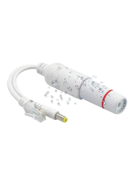 OEM PoE-Split-15W-Out Divilizador Poe - Para câmeras IP Sem Poe - RJ45 (PoE) / Saída RJ45 e Jack - Velocidade 10 / 100Mbps - P