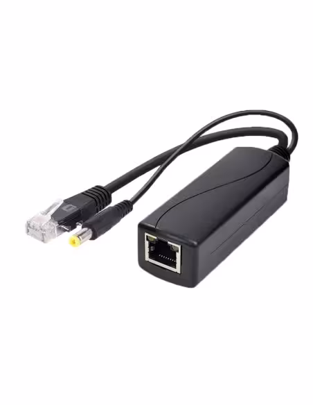 Comprar OEM POE-SPLIT-30W Splitter PoE. - Soporta estándares modernos IEEE 802.3af/at. - Entrada RJ45 PoE y salida RJ45 con jack