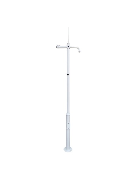 Kaufen OEM POLE-350-D Mast für CCTV – 3,5 Meter Höhe – Aus verzinktem Stahl gefertigt – 2 Teile à 1,25 Meter und 1 Ba