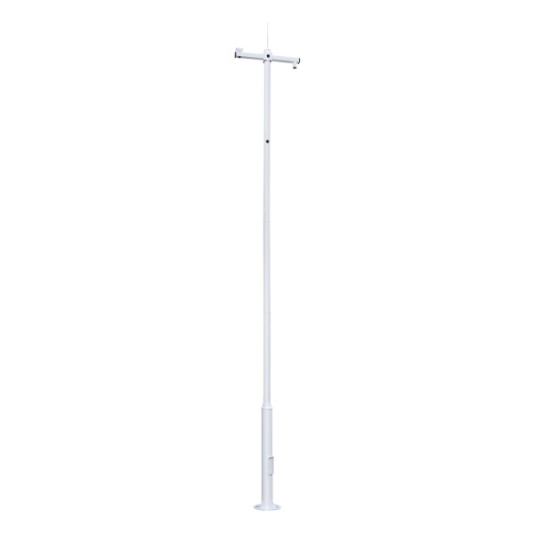 Comprar OEM POLE-600-D Báculo para CCTV - 6 metros de altura - Fabricado en acero galvanizado - 5 piezas de 1,2 metros que const