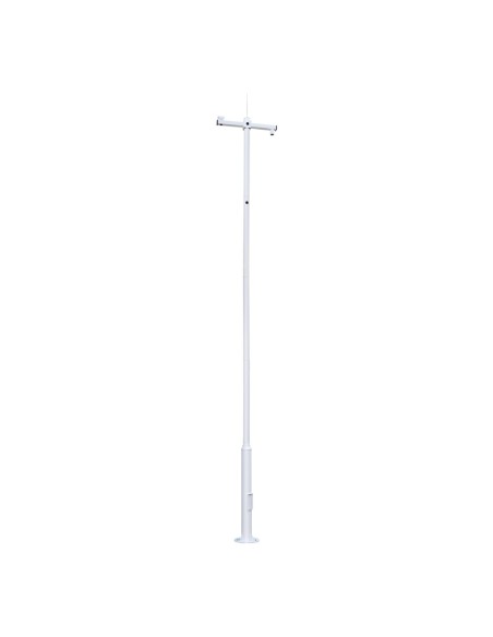 Comprar OEM POLE-600-D Báculo para CCTV - 6 metros de altura - Fabricado en acero galvanizado - 5 piezas de 1,2 metros que const