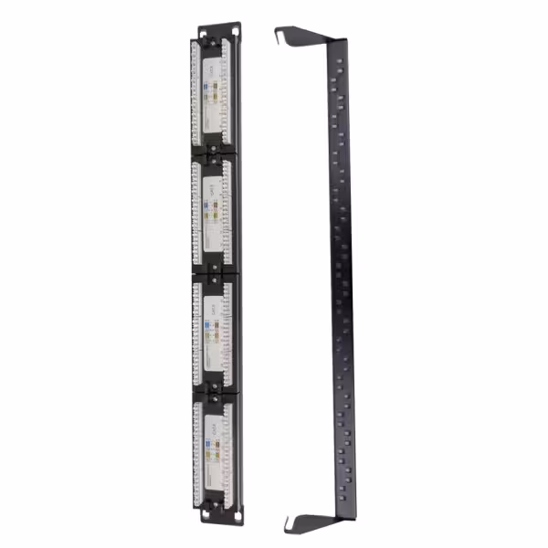 Acheter OEM panneau de brassage PP-24 24 ports UTP/RJ45 - Format rackable - Prend en charge des câbles jusqu’à CAT6 - Taille 1U 