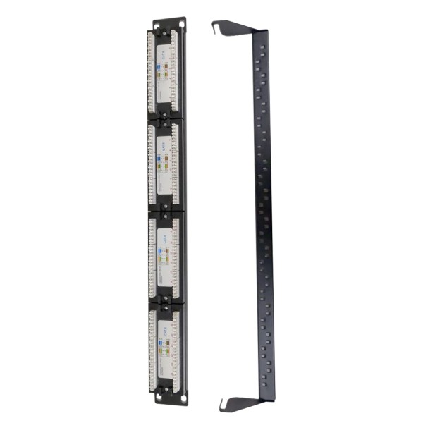 Acquistare OEM patch panel PP-24 a 24 porte UTP/RJ45 - Formato rack - Supporta cavi fino a CAT6 - Dimensione 1U per facilitare