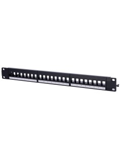 Acquistare OEM PP-24BLANK Patch panel vuoto da 24 porte UTP/RJ45 - Formato rack 1U - Senza elettronica - Dimensione 1U per facil