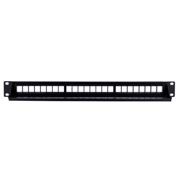 Kaufen OEM PP-24BLANK leeres Patchpanel mit 24 Ports UTP/RJ45 – 1U rackmontierbares Format – Ohne Elektronik – 1U-Größe für einf
