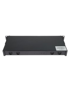 Acheter OEM panneau de brassage fibre PP-FIBER-12-LC - 12 ports LC/APC duplex - tiroir d’épissure (sans pigtail) - format rackab 2