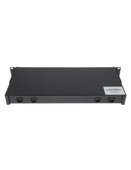 Acheter OEM panneau de brassage fibre PP-FIBER-12-LC - 12 ports LC/APC duplex - tiroir d’épissure (sans pigtail) - format rackab