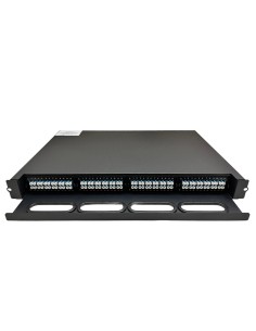 Acheter OEM panneau de brassage fibre PP-FIBER-4-12 - 48 ports LC Duplex - 4 cassettes avec 12 adaptateurs LC Duplex chacune - N