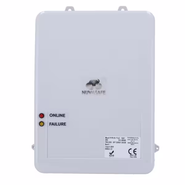 Acheter NUVATHINGS PYRUS-TLE Émetteur d’alarme certifié EN54-21 - ETHERNET, GPRS/NBIOT/LTE-CAT-M1 + LORA - Communication co